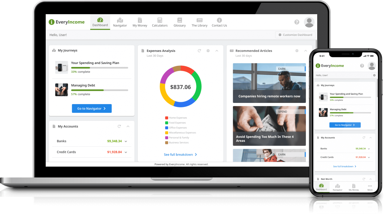 EveryIncome Dashboard